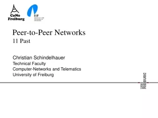 Peer-to-Peer Networks 11 Past