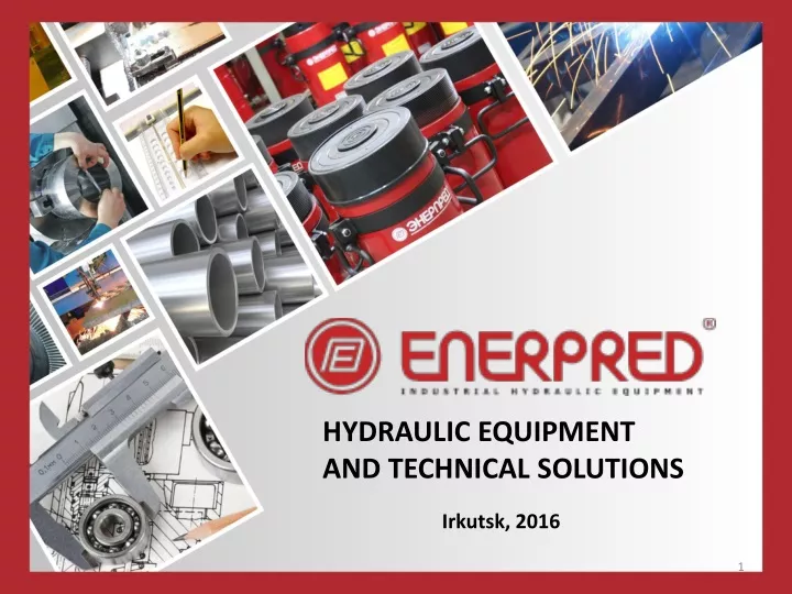 hydraulic equipment and technical solutions