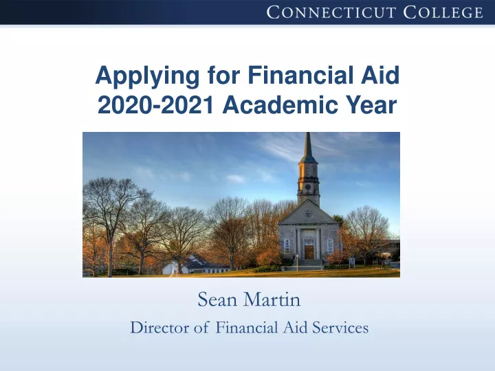 applying for financial aid 2020 2021 academic year