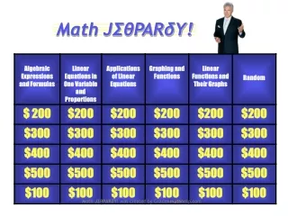 Mαth JΣθPARδY!  was created by GradeA math help