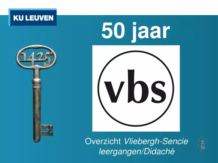 overzicht vliebergh sencie leergangen didach