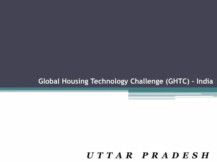 global housing technology challenge ghtc india