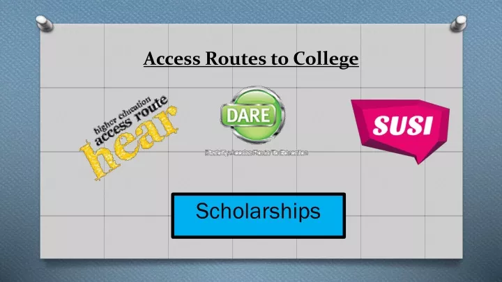 access routes to college