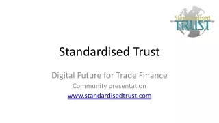 Standardised Trust
