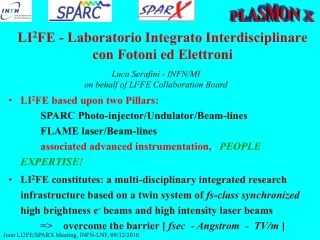 LI 2 FE - Laboratorio Integrato Interdisciplinare con Fotoni ed Elettroni