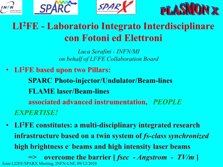 li 2 fe laboratorio integrato interdisciplinare con fotoni ed elettroni