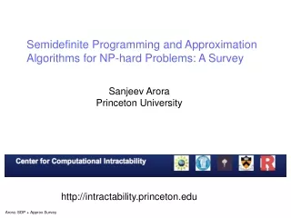 Semidefinite Programming and Approximation  Algorithms for NP-hard Problems: A Survey