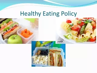 Healthy Eating Policy