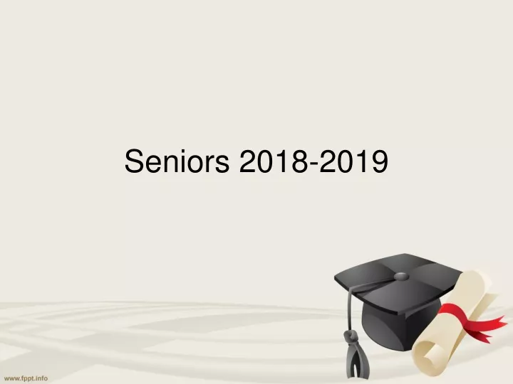seniors 2018 2019