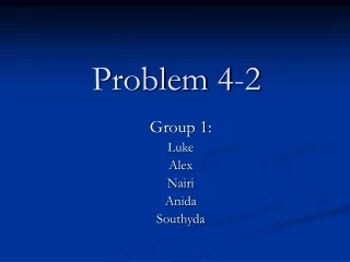 Problem 4-2