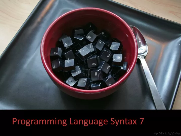 programming language syntax 7