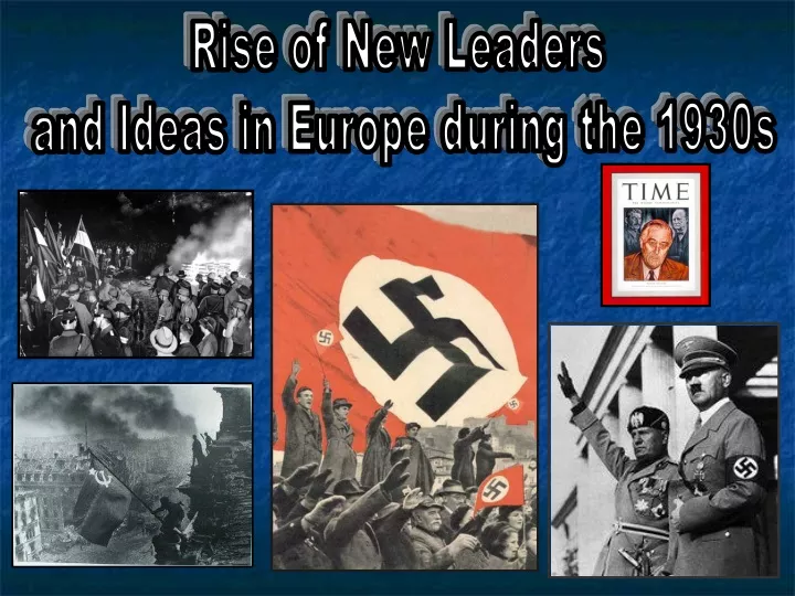 rise of new leaders and ideas in europe during