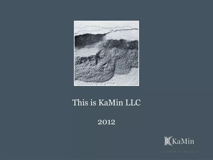this is kamin llc 2012