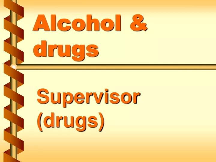 alcohol drugs