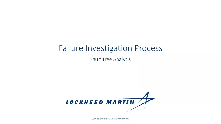 failure investigation process