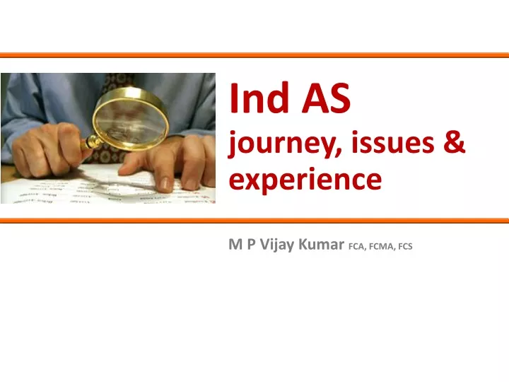 ind as journey issues experience