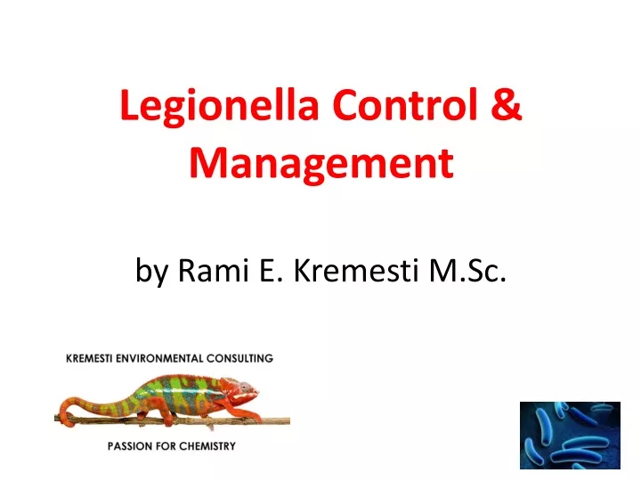 legionella control management by rami e kremesti m sc