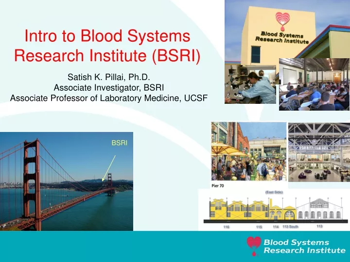 intro to blood systems research institute bsri