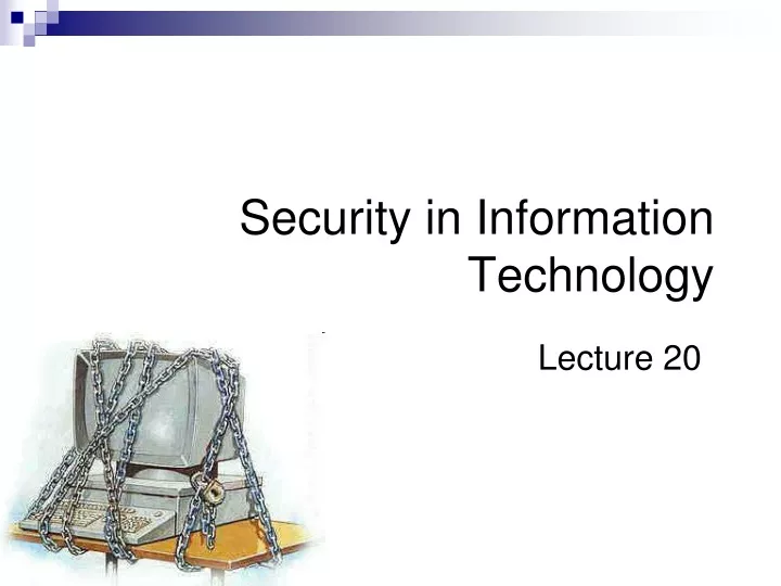 security in information technology