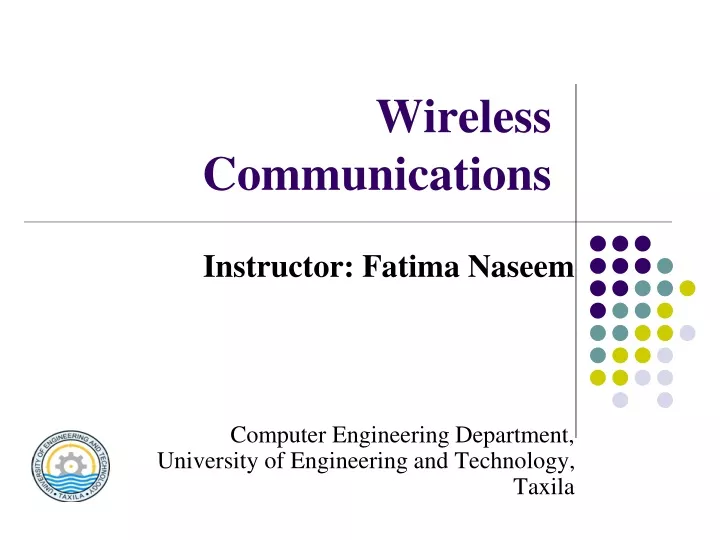 wireless communications