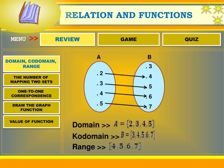 relation and functions