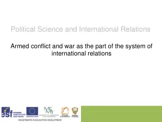 Political Science and International Relations
