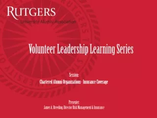 Volunteer Leadership Learning Series