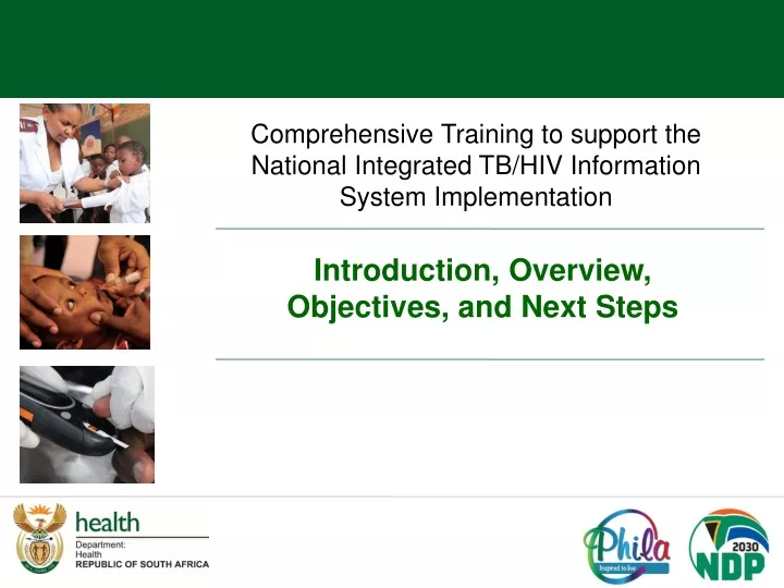 comprehensive training to support the national