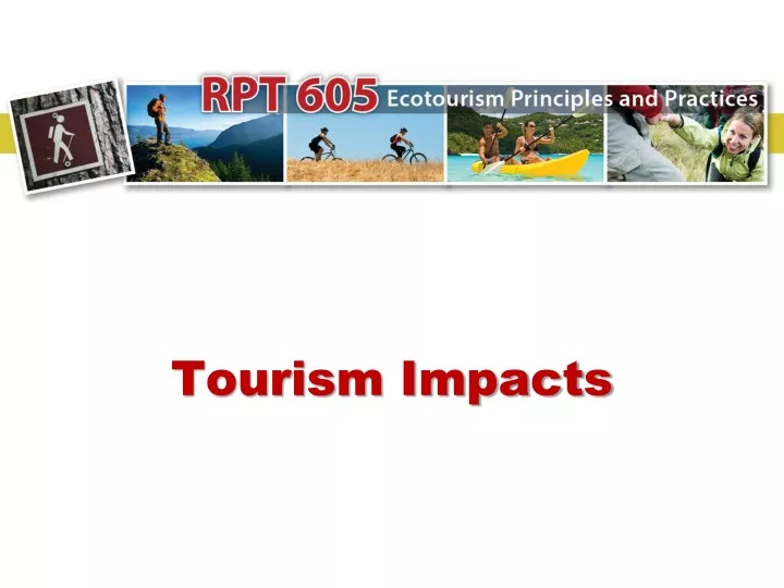 tourism impacts
