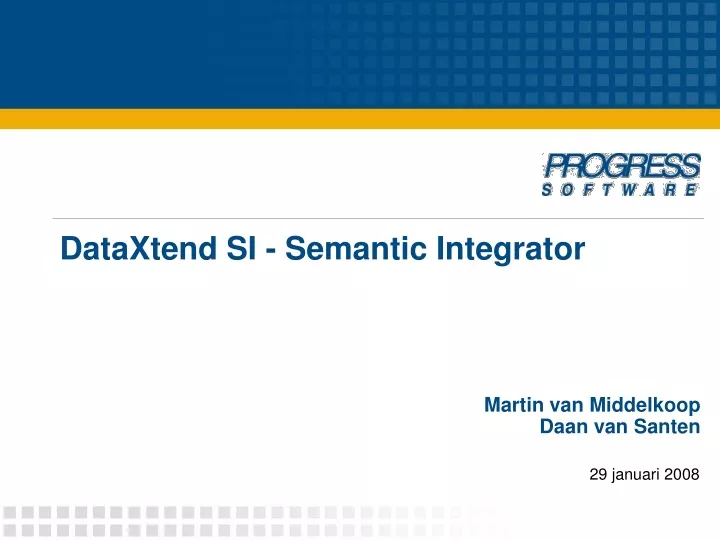 dataxtend si semantic integrator