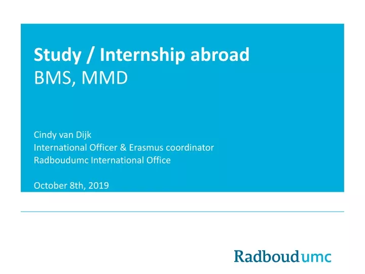 study internship abroad