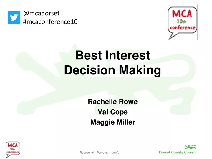 best interest decision making