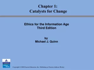Chapter 1:  Catalysts for Change