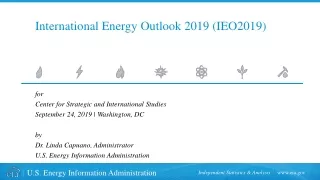 International Energy Outlook 2019 (IEO2019)