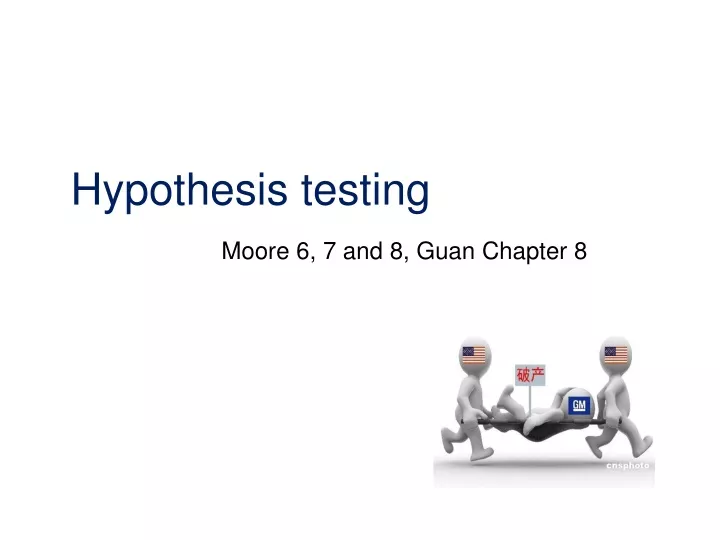 hypothesis testing