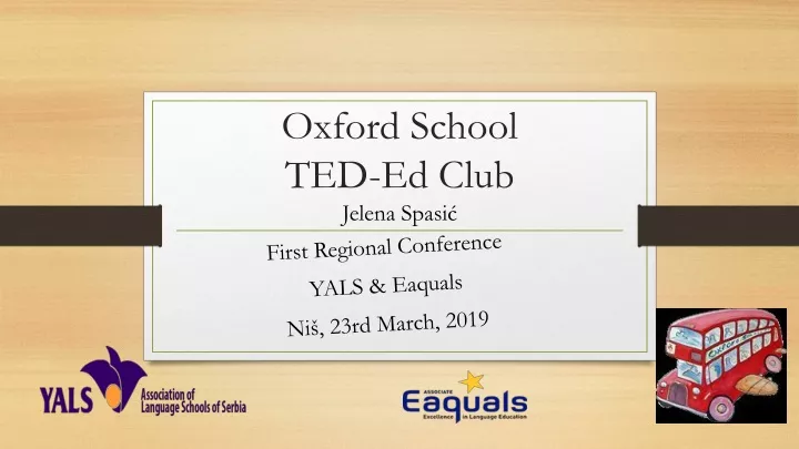 oxford school ted ed club jelena spasi