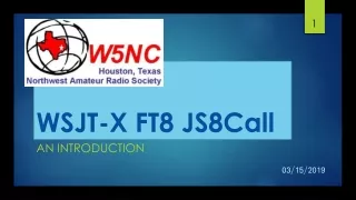 WSJT-X FT8 JS8Call