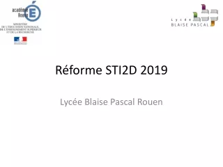 Réforme STI2D 2019