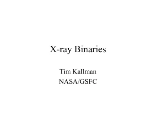 X-ray Binaries