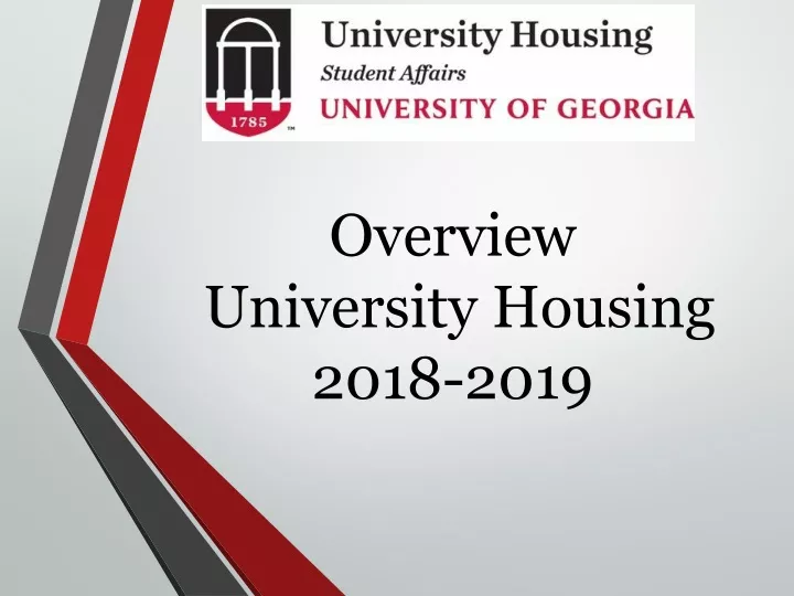 overview university housing 2018 2019