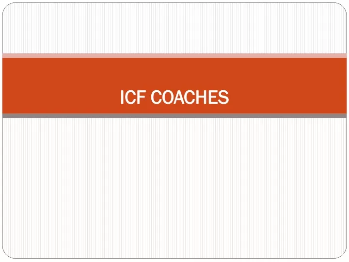 icf coaches