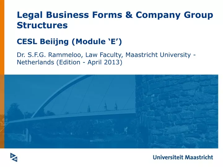 legal business forms company group structures