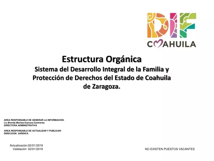 PPT - Estructura Orgánica PowerPoint Presentation, Free Download - ID ...