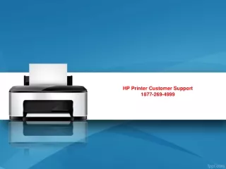 HP Printer Customer Support 1877-269-4999
