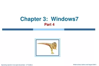 Chapter 3:  Windows7 Part 4