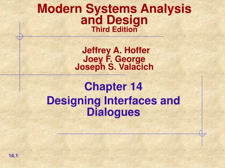 modern systems analysis and design third edition jeffrey a hoffer joey f george joseph s valacich