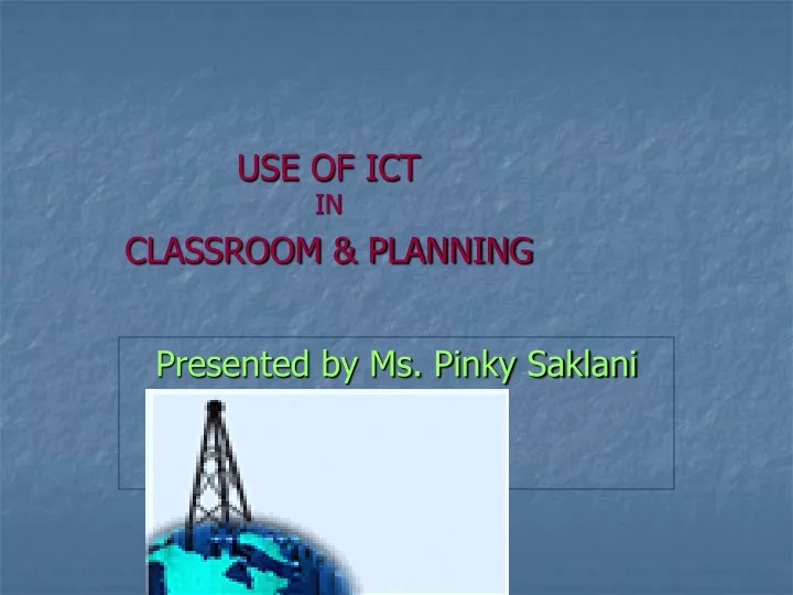 use of ict in classroom planning