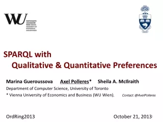 SPARQL with      Qualitative &amp; Quantitative Preferences