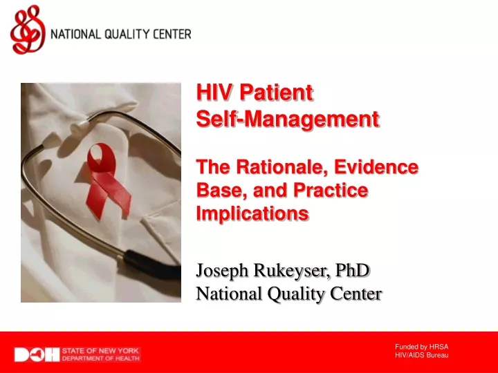 hiv patient self management the rationale evidence base and practice implications