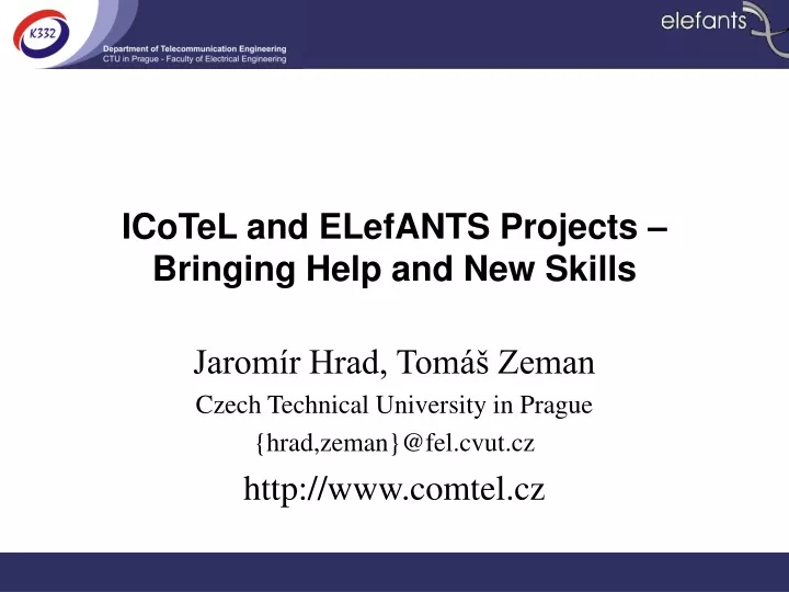 icotel and elefants projects bringing help and new skills